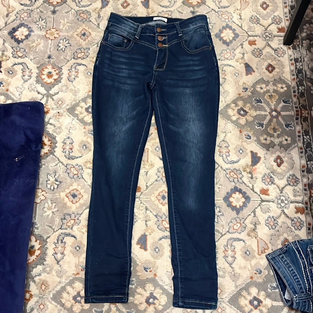 Bamboo skinny jeans